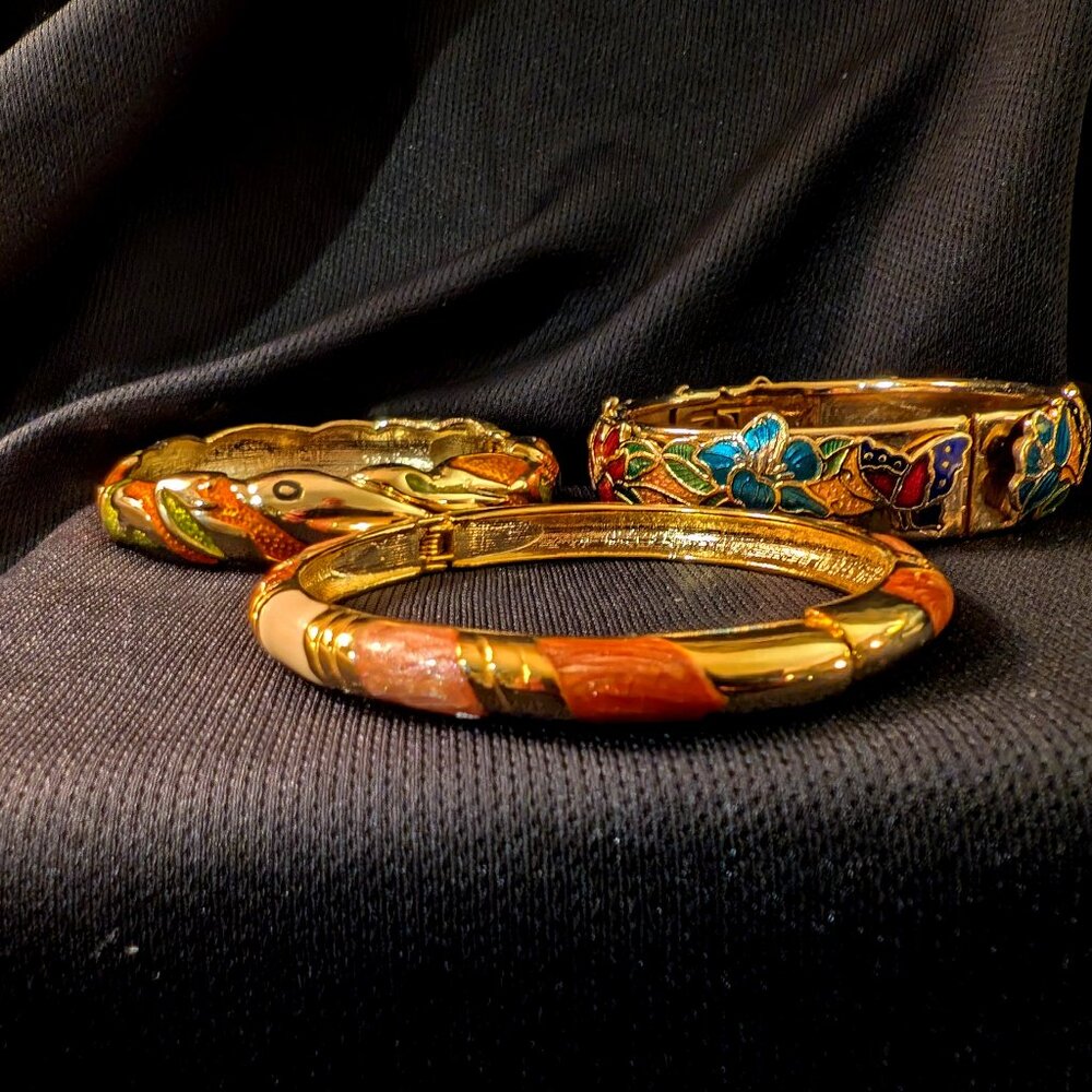 Women's 3 Fashion Bangle Bracelets